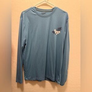 Weatherproof Men's Teal Long Sleeve Shirt